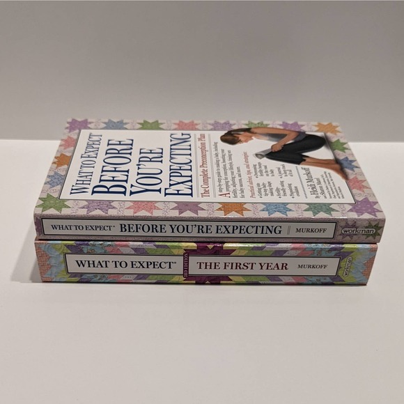 What To Expect Before You're Expecting & First Year (Paperback) - Baby Books Lot - Picture 12 of 12